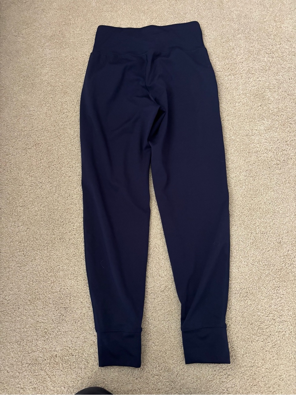 Women’s under armour navy jogger leggings small. Sf/1 cat home - Picture 3 of 3